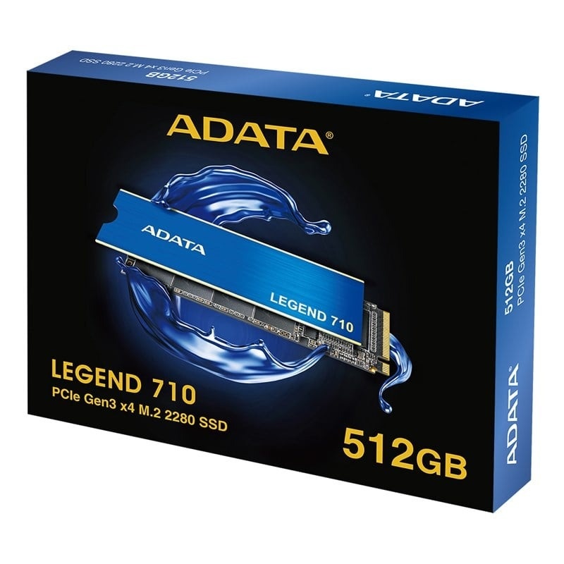 SSD ADATA ALEG-710 512GCS LEGEND 710 512GB PCI-E 3.0 NVME M.2 2400/1000 MB/S